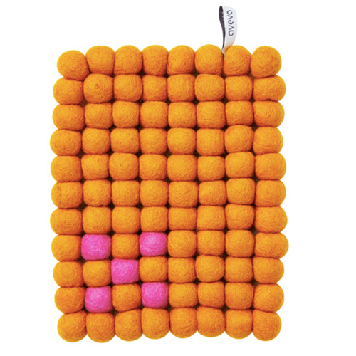 Trivet 냄비받침-square orange