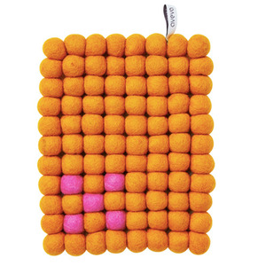 Trivet 냄비받침-square orange
